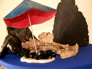 Bain de soleil sur la banquise.